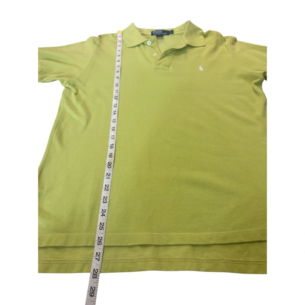 Vintage Y2k 2007 Polo Ralph‎ Lauren Lime Green Shirt S Preppy Casual Pony